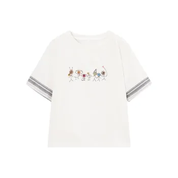 Fragment T Shirt Women's White Blue
