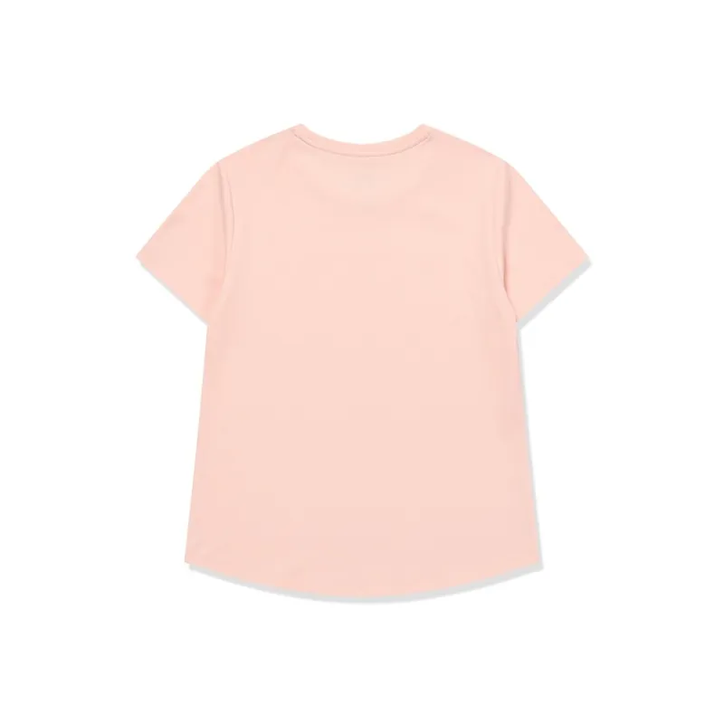 Erke T Shirt Women's Light Pink Orange-1