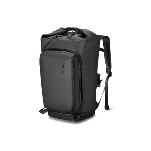 KINGSONS Polyester With Microfiber Backpack Large Size Men's Black/Gray