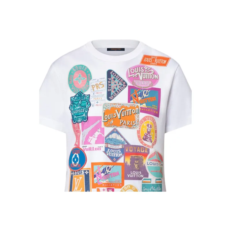 LOUIS VUITTON SS25 Regular T Shirt Women's Optical White-4
