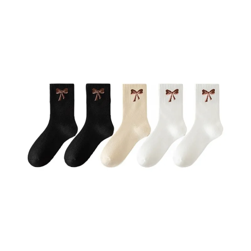 H YXIANG Mid Calf Socks Women's Combo Set-26