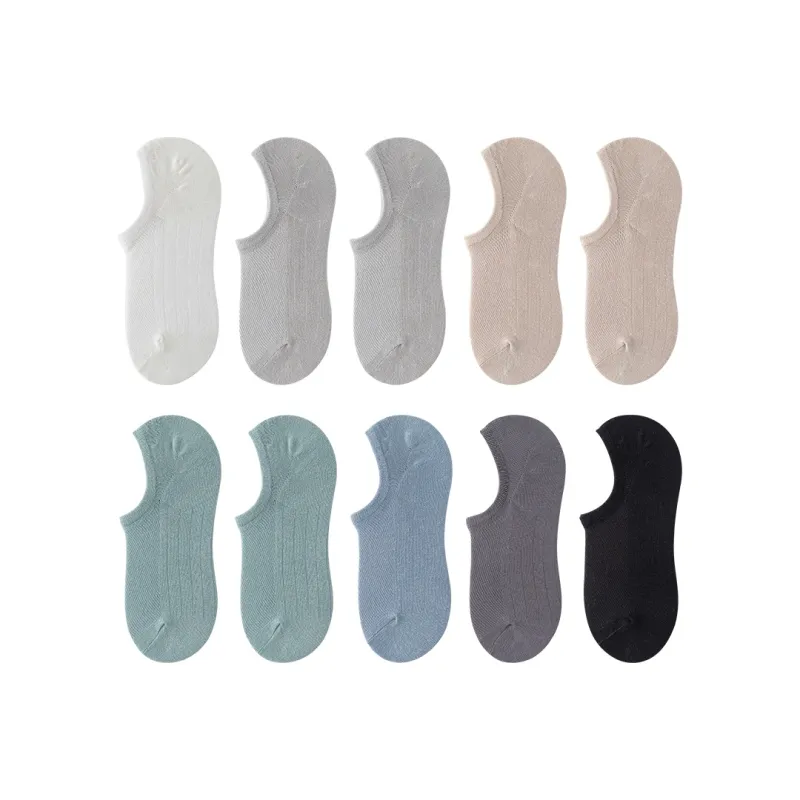 MIIOW No Show Socks Men's 10 Pack-25