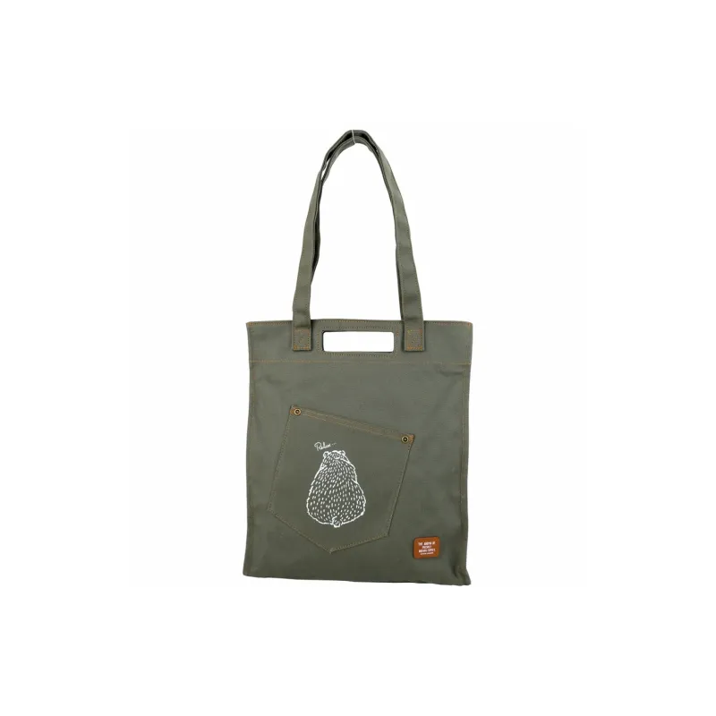 Hello Marche Denim With Canvas One Shoulder Handbag Unisex Multicolor-5