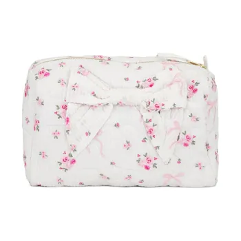LOVESHACKFANCY Linen Storage Bag Unisex White