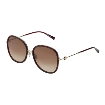 MaxMara Metal Butterfly Sunglasses Unisex Red