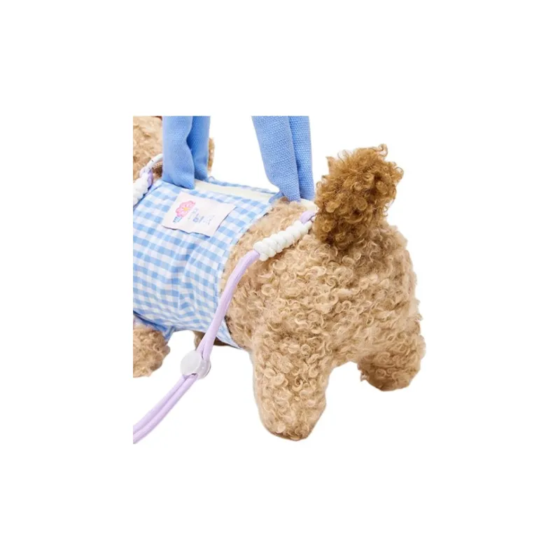Three Blessings Fabric Handbag Medium Size Women's Brown Puppy/White Puppy/Kitten-6
