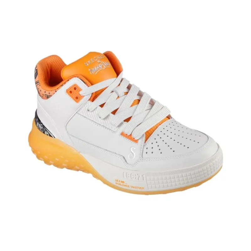 Snoop Dogg x Skechers Sizzle Mid Top Training Shoes Women's White-2