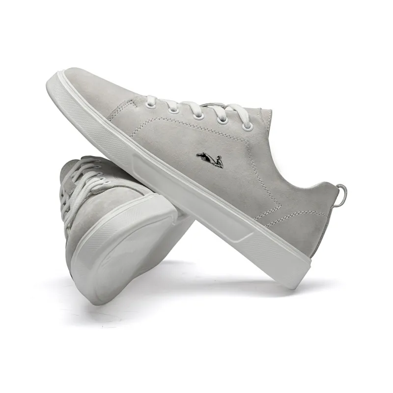 British Knights Slip Resistant Low Top Skateboard Shoes Men's Gray-3
