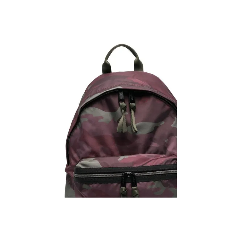 EASTPAK MAISON KITSUNE Collaboration Polyamide Backpack Regular Men's Burgundy/Dark Green-3