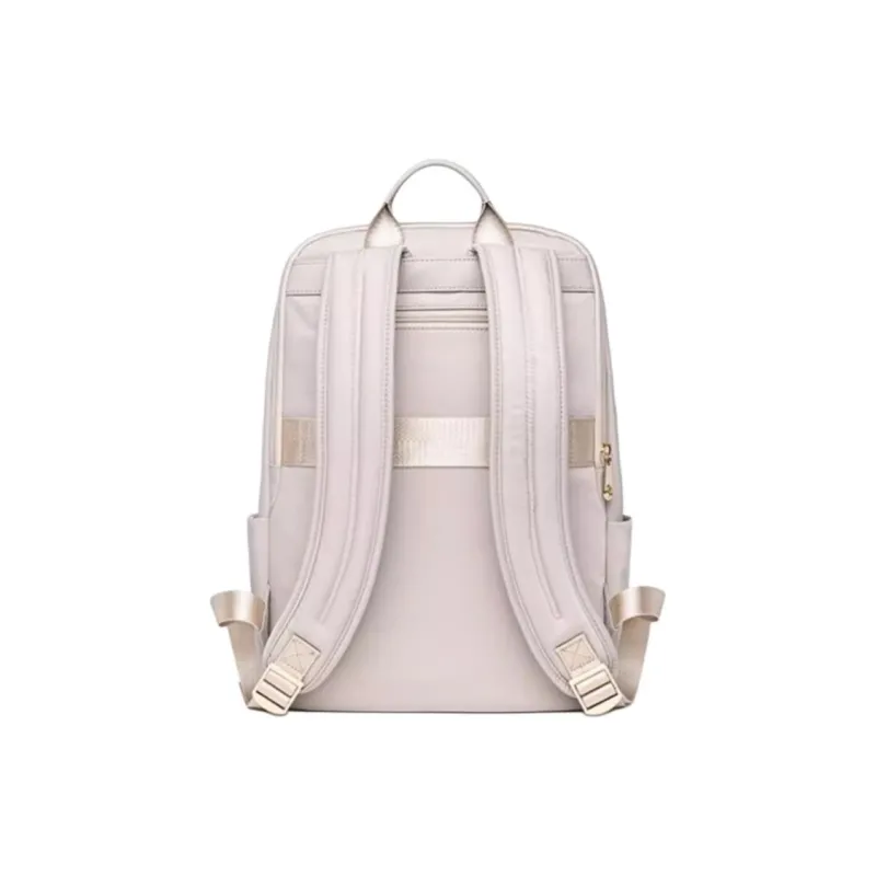GOLDLION Fabric Backpack Medium Size Women's Black/Apricot-9