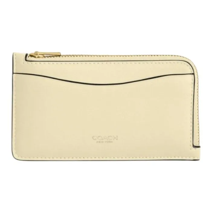 COACH Cow Leather Wallet Mini Women's B4/Moonlight-0