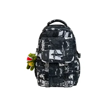 Three Ducklings Nylon Backpack Regular Men's White/Black/Gray/Red/Green