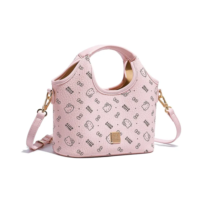 MESUCA Sanrio Collaboration Kitty Series PU Shoulder Bag, Crossbody Bag, Handbag Women's Multicolor-3