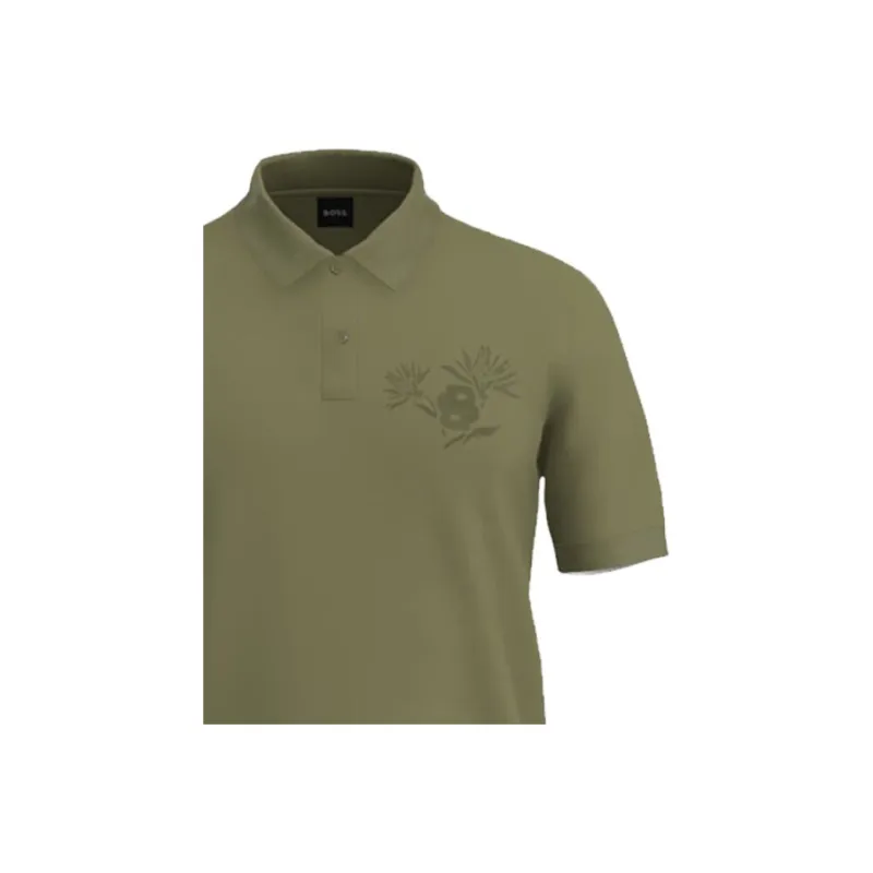 HUGO BOSS SS25 Polo Shirt Men's Grass Green-2