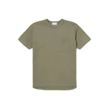 LACOSTE T Shirts Men Olive