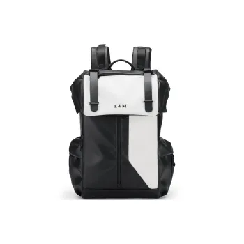 L&M Oxford Backpack Regular Men's Black