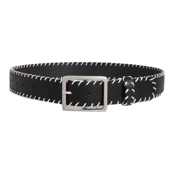 IOTS PU Leather Belts Unisex Width 3.3cm