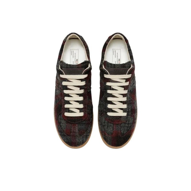 Maison Margiela Replica Check Pattern Low Top Sneakers Women's-3