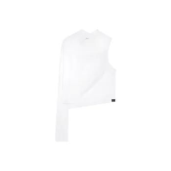 COURREGES Asymmetric Off Shoulder Draped T Shirt