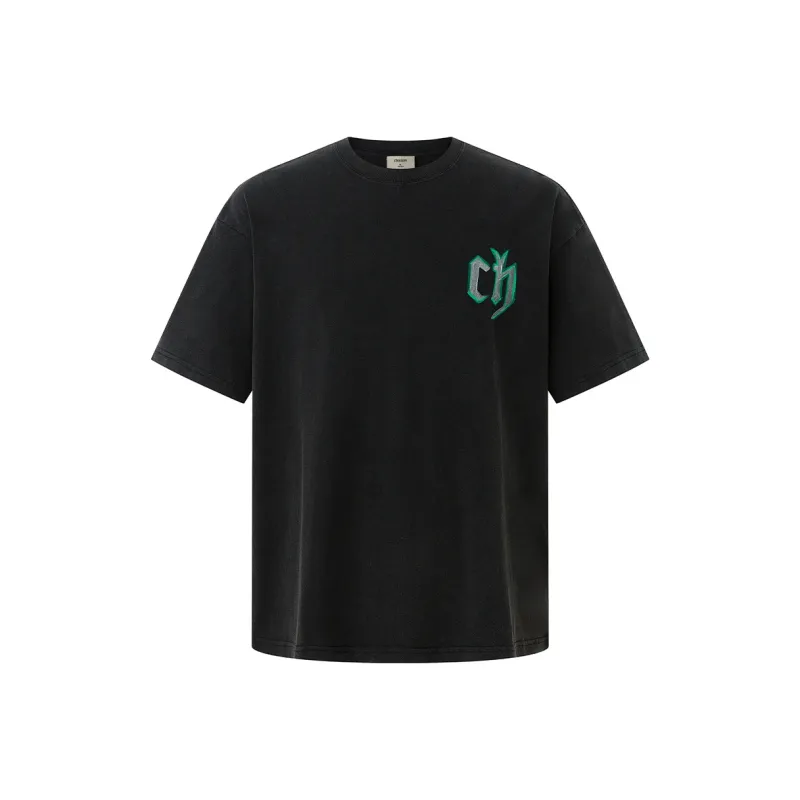 CHINISM T Shirt Unisex Washed Gray-1