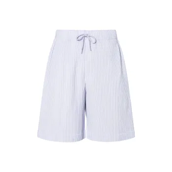 Homme Plissé Issey Miyake Colorful Pleats Shorts