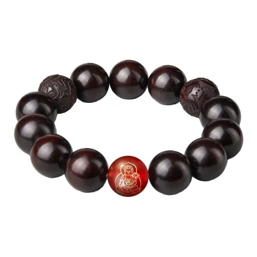 SGE Small Leaf Red Sandalwood Bracelets Unisex
