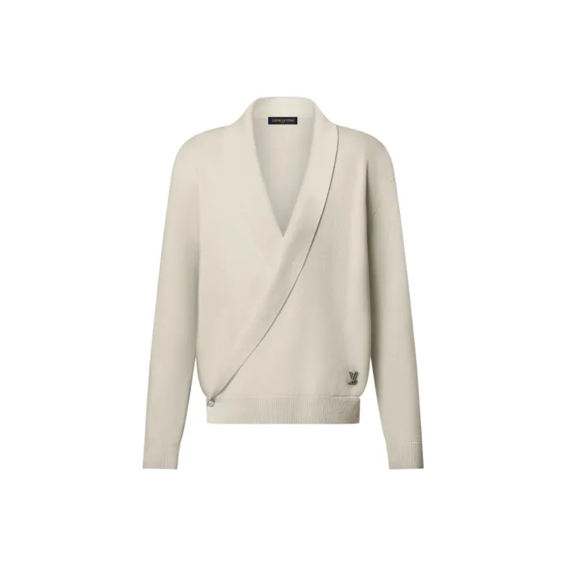 LOUIS VUITTON Shawl Collar Knit Jacket-0