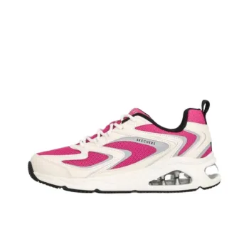 Skechers Street Tres Air Uno Cushioning, Wear Resistant Low Top Casual Shoes Women's Beige Pink