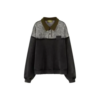 NO ONE ELSE Polo Shirt Unisex Gray