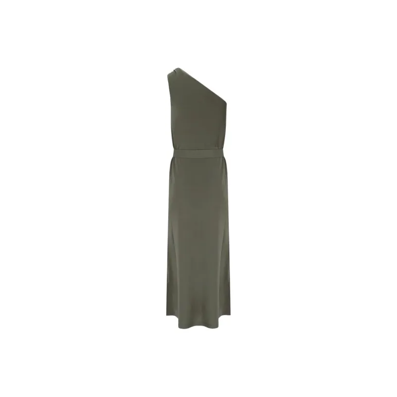 MaxMara Sleeveless Dress Women's Khaki Green-1