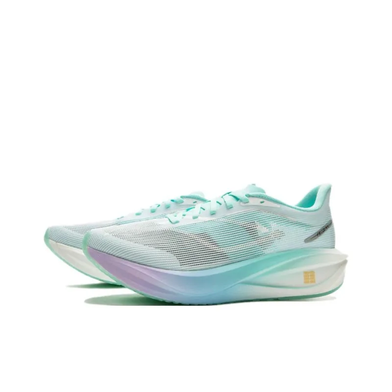 LiNing Flyer 5 Challenger Cushioning Slip Resistant Lightweight Rebound Low Top Running Shoes Women's Glacier Blue-7