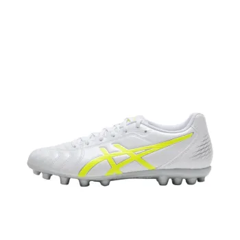 Asics Ds Light Club AG Rubber Short Studs Anti Slip Wear Resistant Soccer Shoes Unisex White Green