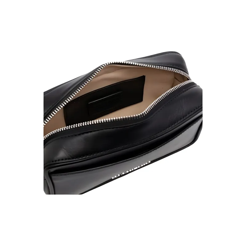 Jacquemus Leather Shoulder Bag Women's Black-2