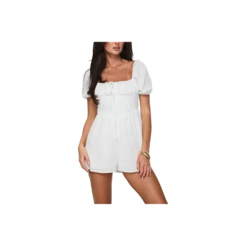 PRINCESS POLLY ROONEY ROMPER Bodysuits Women's White/White