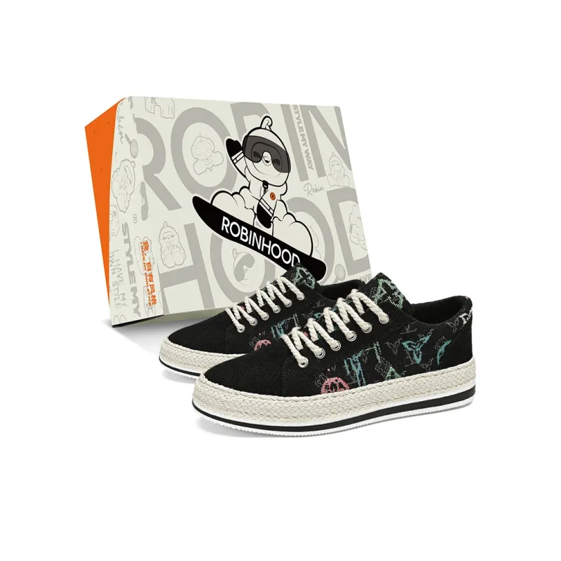 ROBINHOOD Coverage Slip Resistant Cushioning Impact Resistance Abrasion Resistant Low Top Skateboard Shoes Men's Box-0