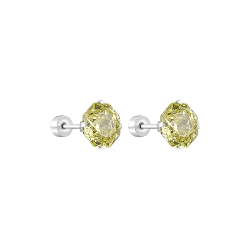 GUDUD Titanium Steel Stud Earrings Unisex-1