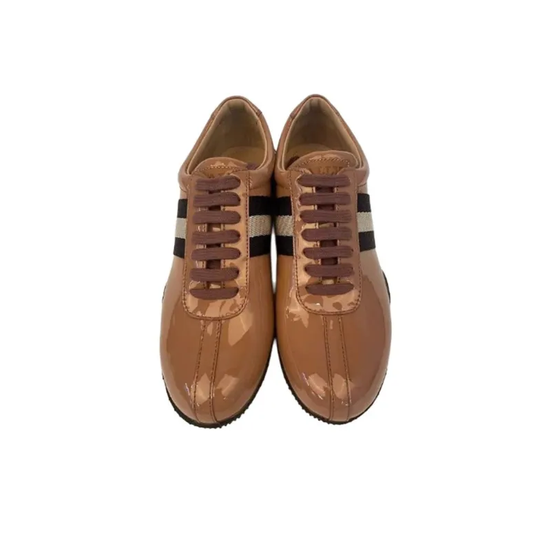 BALLY Low Top Casual Shoes Women's Brown-2