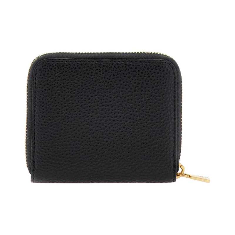 GUESS Artificial Leather Wallet Small Size Women's Black-4