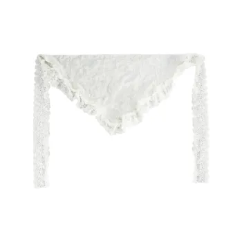 MUSTKOO Lace Decorative Curtain Unisex