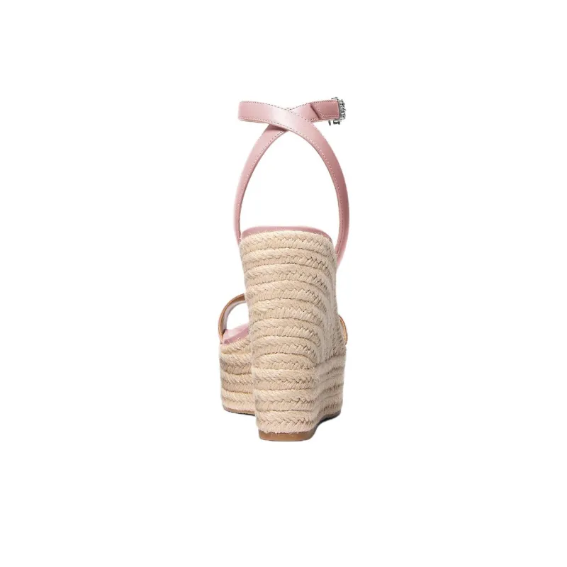 MICHAEL KORS Leighton One Strap Sandals 12.7cm Women's Pink-3