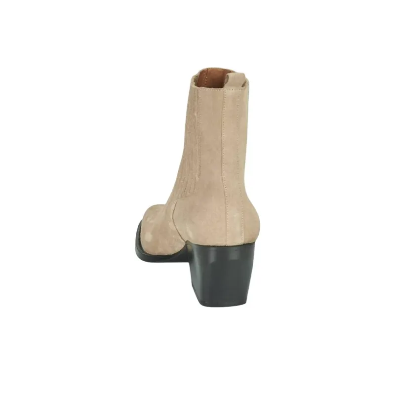 JONAK Doctir Ankle Length Chelsea Boots Women's Brown-3