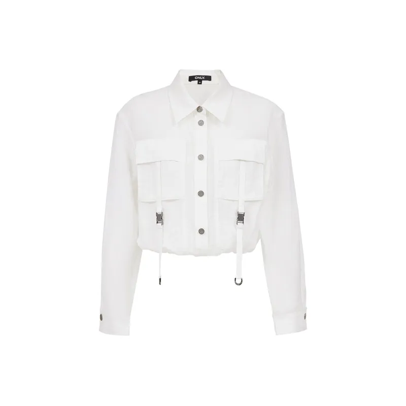 ONLY Shirt Women's Bright Cream White-0