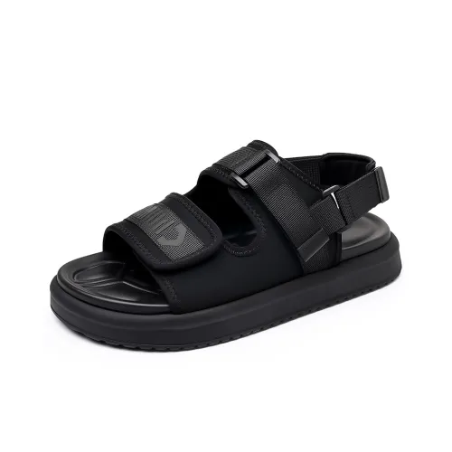 QIUTEXIONG Beach Sandals Men's Black