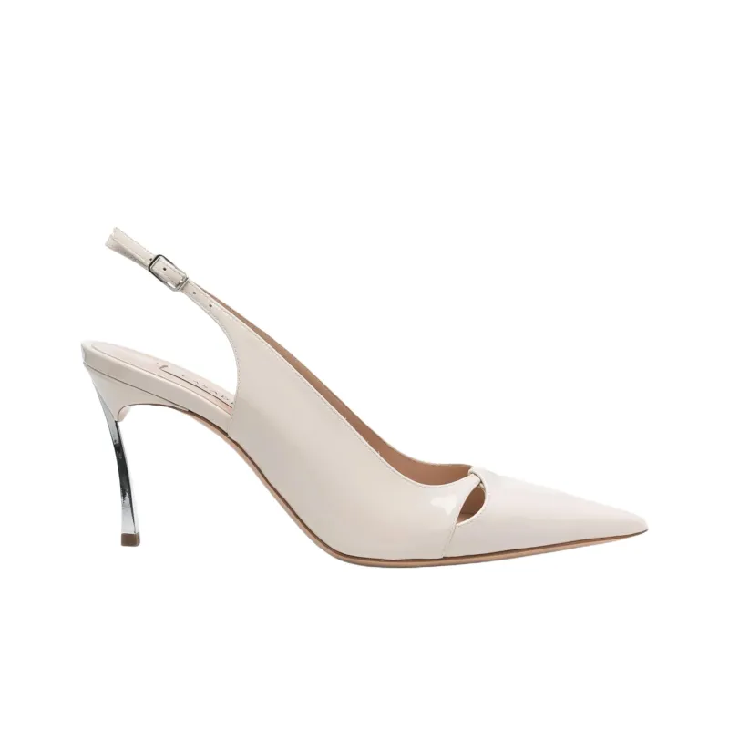 Casadei Blade Slim Heel High Heels 9cm Women's Light Beige-1