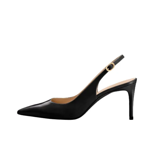 Stuart Weitzman/SW Power Slim Heel High Heels 7.5cm Women's Black