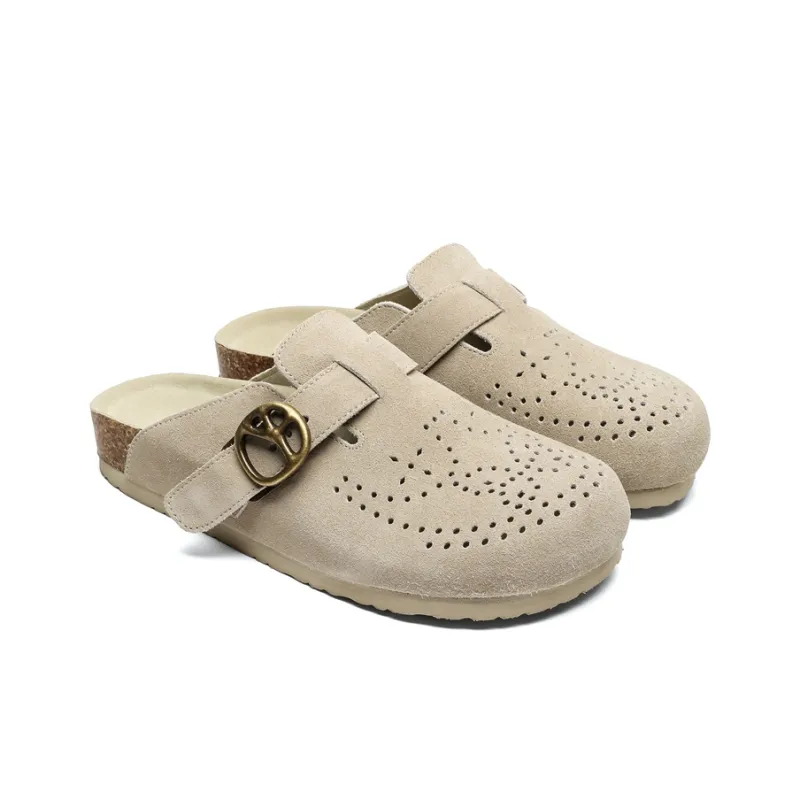 MOMGOG Rubber Sole Abrasion Resistant Slip Resistant Closed Toe Slippers Unisex-2
