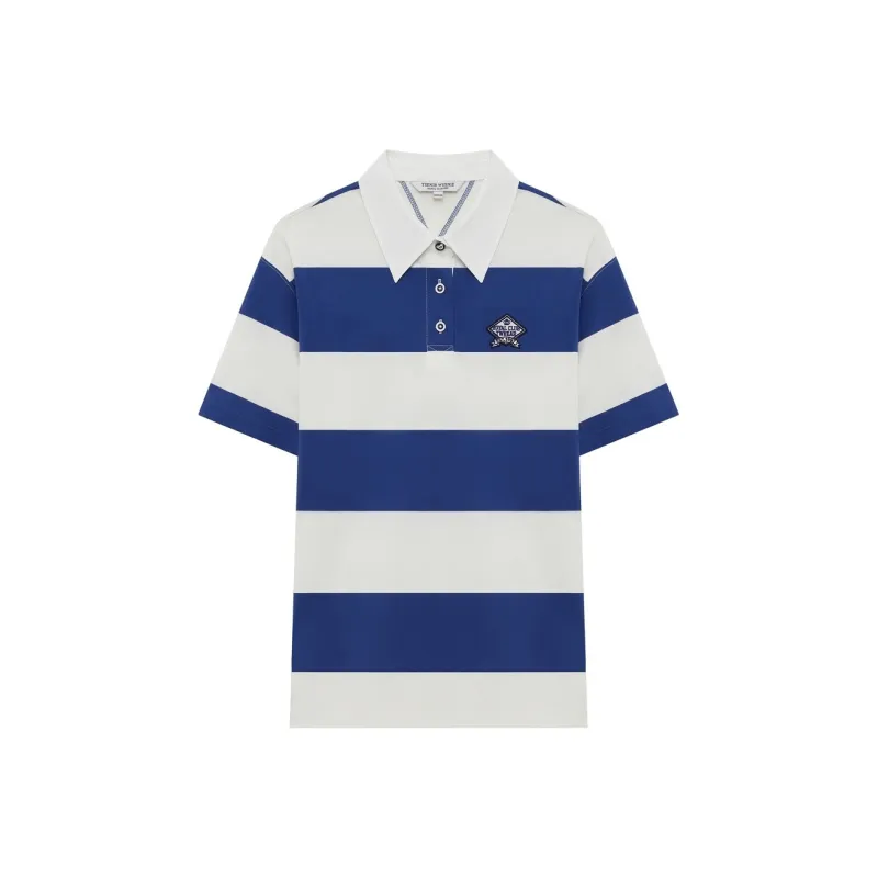 Teenie Weenie Polo Shirt Women's Color Block-0
