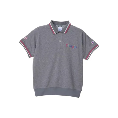 Champion SS24 Polo Shirt Women's Charcoal