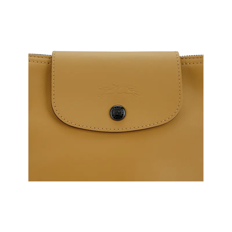 LONGCHAMP Cow Leather Handbag Women's Honey-4