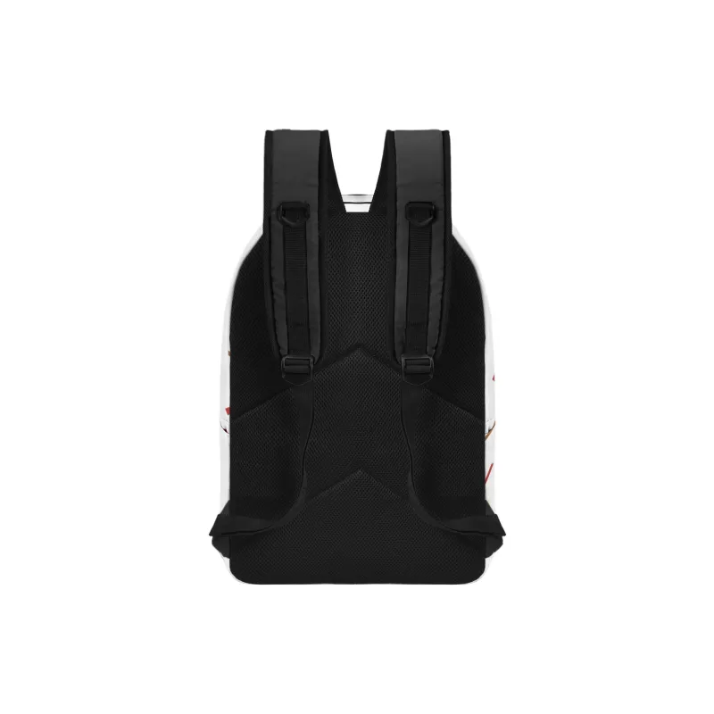 Soundbyte Polyester Backpack Unisex White-3